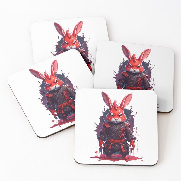 Item preview, rabbit ninja imperial warrior 4 designed and sold by RabbitPrints.