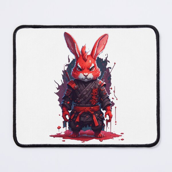 Item preview, rabbit ninja imperial warrior 4 designed and sold by RabbitPrints.