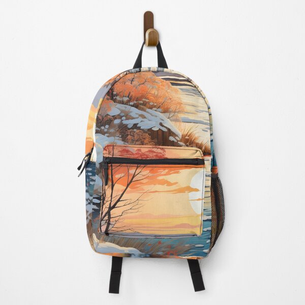 Item preview, First snow landscape 1 designed and sold by Red Witch Art.