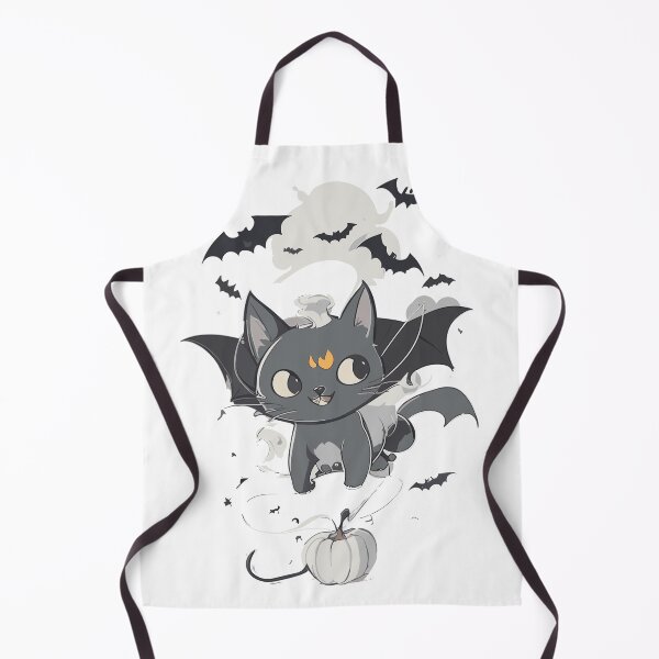 Item preview, Black cat flying. Halloween designed and sold by Alchemy Ink.