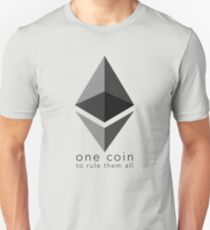 Ethereum: Eine Münze, um sie alle zu beherrschen Slim Fit T-Shirt