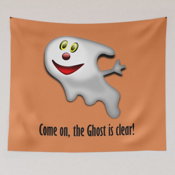 Item preview, Halloween Ghost: Come on, the Ghost is clear! designed and sold by SomeGuyLou.