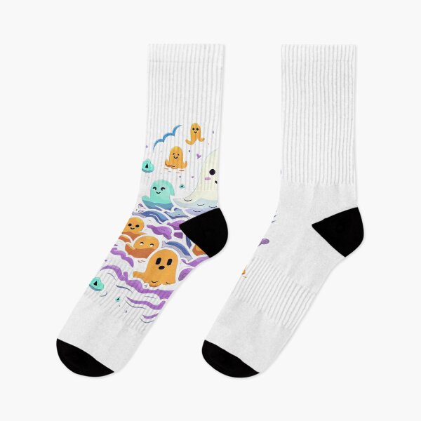 Item preview, Cute Ghosts Flying Around designed and sold by wallycobra.