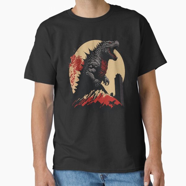 Vista previa del artículo con la obra «Godzilla», diseñado y vendido por StevenHignell.