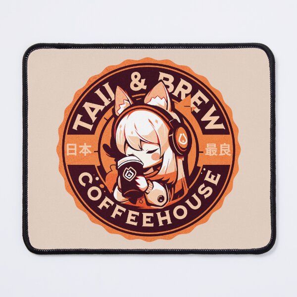 Item preview, Tail & Brew Coffeehouse designed and sold by Chibi Cat Art Corner.