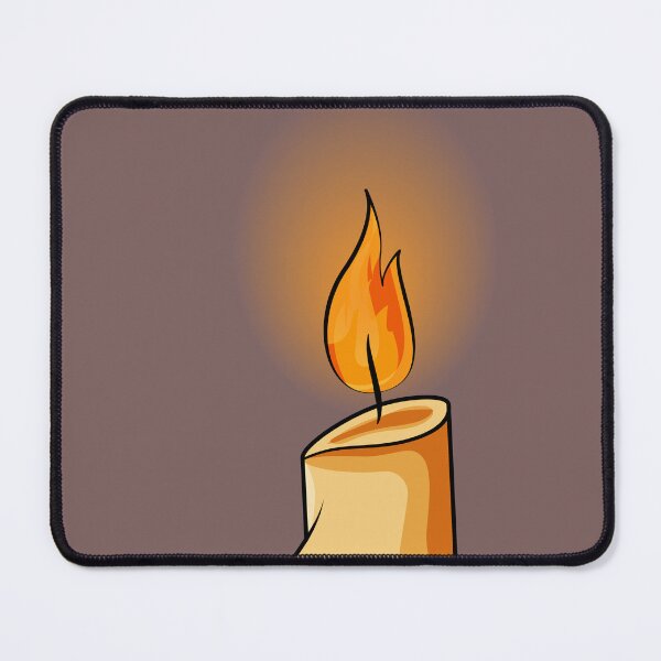 Item preview, vector Halloween burning candle illustraion designed and sold by Artkitokri.