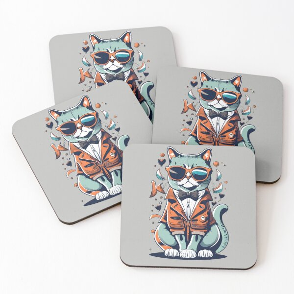 Item preview, Mafia Cat: Four-Legged Elegance designed and sold by JackJazz.