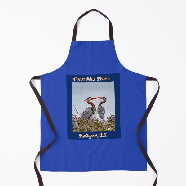 Item preview, For The Bird Lover In You: Great Blue Heron Couple At The Rookery At Rockport, Texas designed and sold by MoreEZUSA-Here.