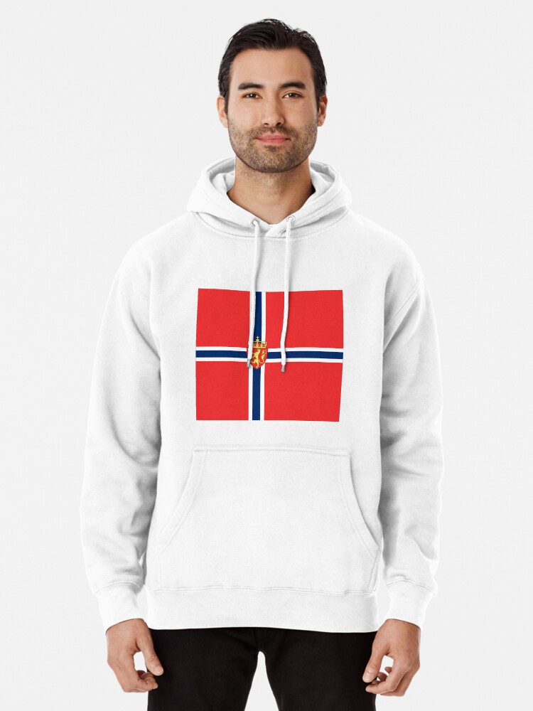 pullover jacket with norway flag