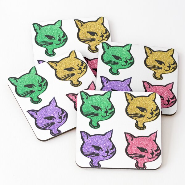 Item preview, Winking Glitter Kitty designed and sold by PopFanShop!.