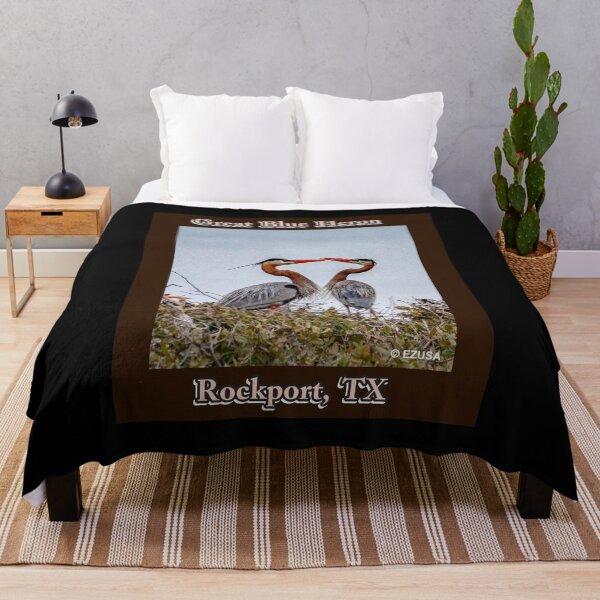 Item preview, The Perfect Gift For A Bird Lover: Great Blue Heron Couple At The Rookery At Rockport, Texas designed and sold by MoreEZUSA-Here.
