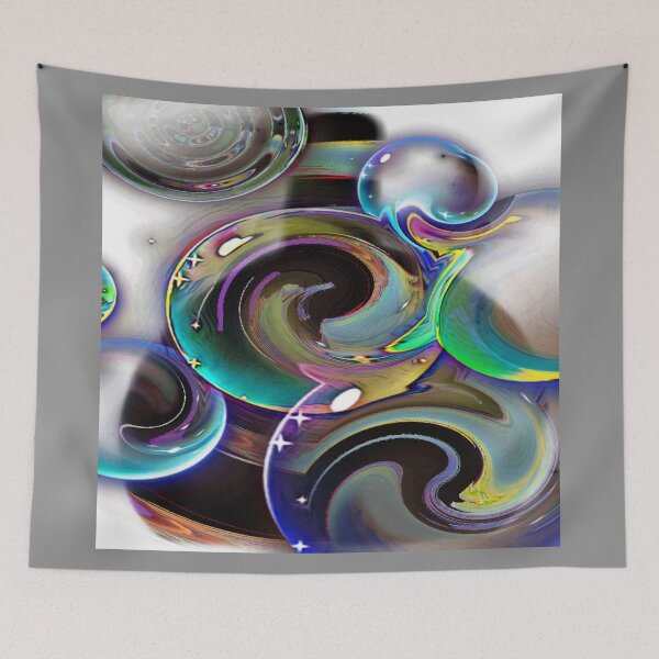 Item preview, Colorful shimmering water drops designed and sold by AnnabellaRh.
