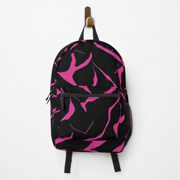 Item preview, Dynamic Contrast: Exploring Random Pink Lines on Black designed and sold by kn-clothing.