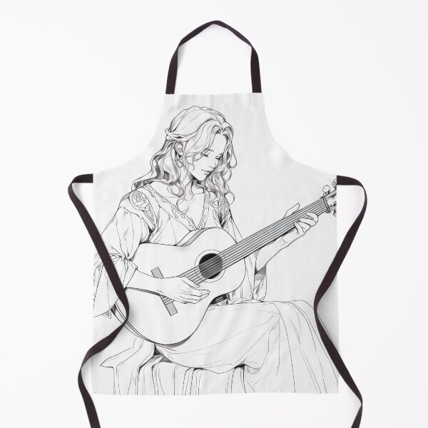 Item preview, Classical Guitarist Sketch designed and sold by wallycobra.