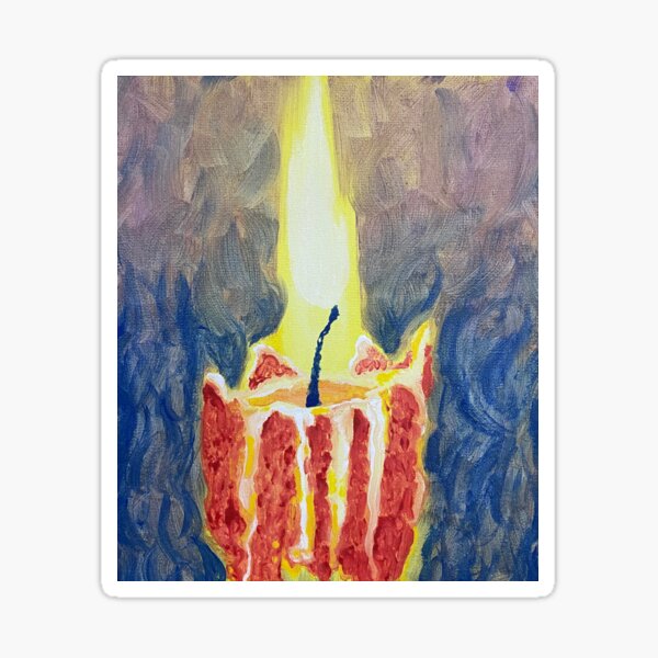 Horror candle crown with melting wax on Craiyon