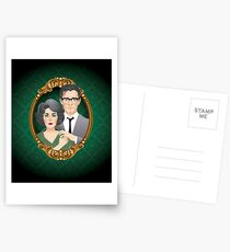 George und Martha Postkarten
