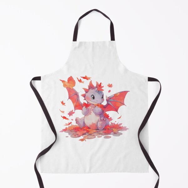 Item preview, Baby Dragon Playing in Leaves designed and sold by 2RedFox.