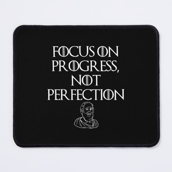 Item preview, Focus on Progress, Philosophic Quote Design designed and sold by OurPhilosophy.