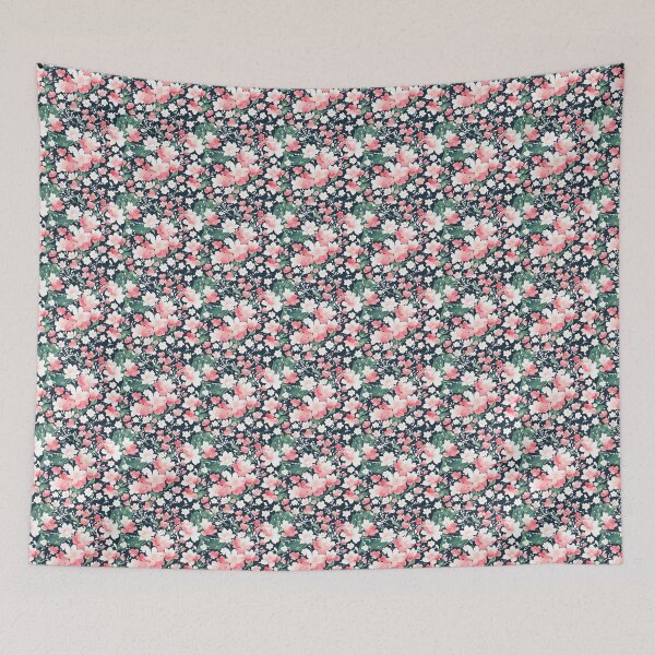 Item preview, Japanese flowers 02. Digital watercolor. designed and sold by DoodleLandShop.