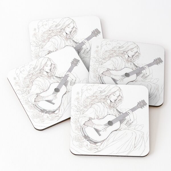 Item preview, Classical Guitarist Flowing designed and sold by wallycobra.