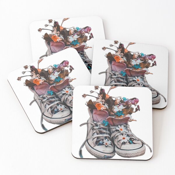 Item preview, An old shoe with flowers emerging from its heart  designed and sold by Shadyshoo.