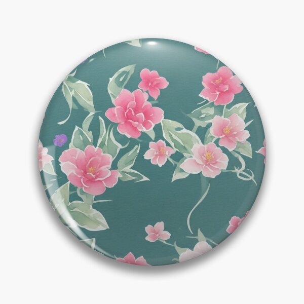 Item preview, Japanese flowers 03. Digital watercolor. designed and sold by DoodleLandShop.