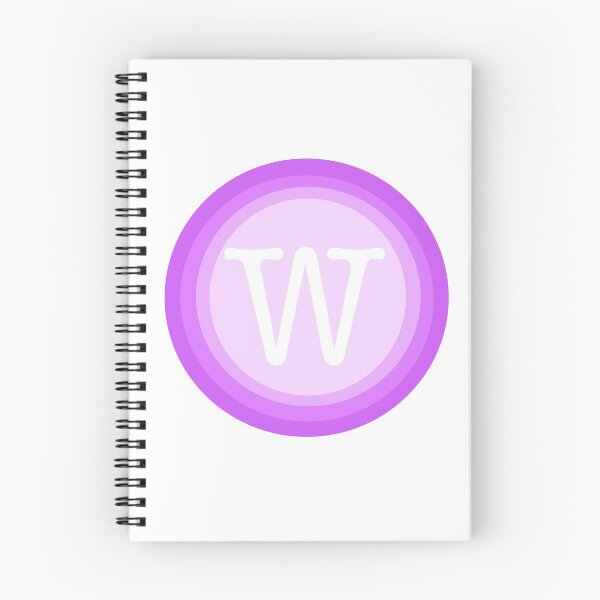 Item preview, Purple letter w designed and sold by madebymaddy.