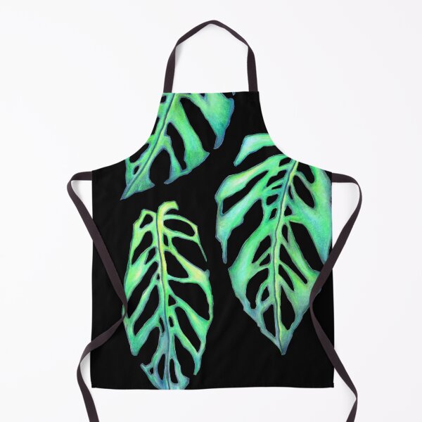 Item preview, monkeyleaf trio. monkeyleaf sticker, monstera hand drawn, monstera adansonii Drawing designed and sold by Soulape.