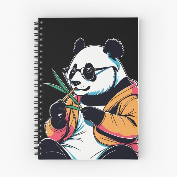 Artikelvorschau, Hipster-Panda, der Bambus isst entworfen und verkauft von HoruXtore.