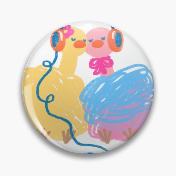 Item preview, Bird BBFs listening to music designed and sold by cindylatte.