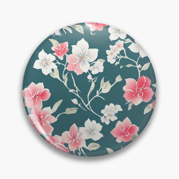 Item preview, Japanese flowers 01. Digital watercolor. designed and sold by DoodleLandShop.