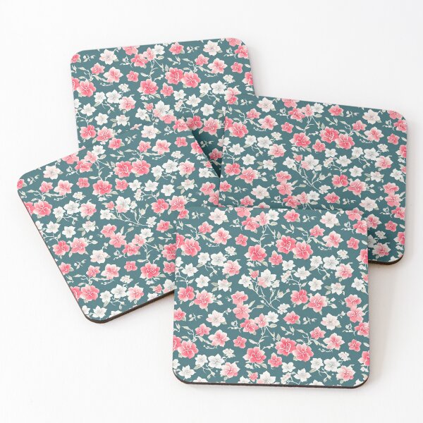 Item preview, Japanese flowers 01. Digital watercolor. designed and sold by DoodleLandShop.