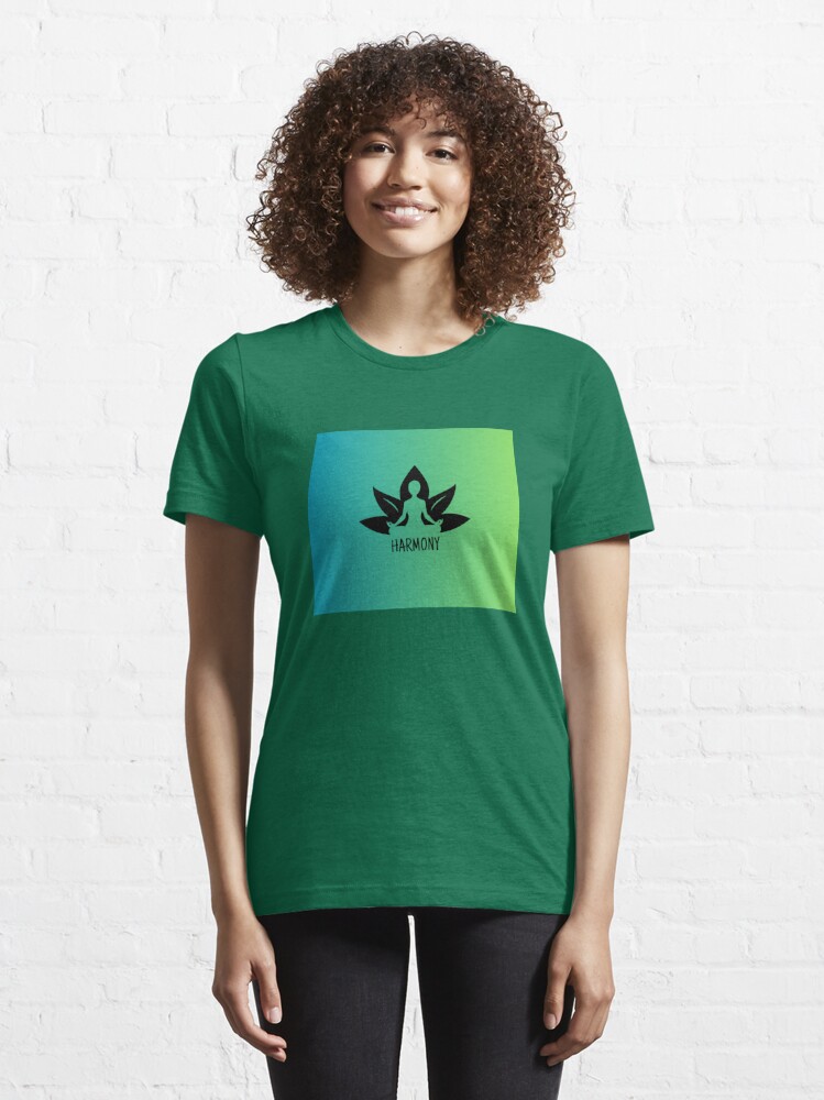 1. Artistic Harmony T-shirt For Yoga Online by Out of Order