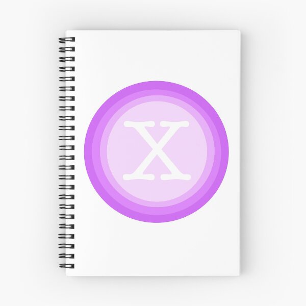 Item preview, purple letter x designed and sold by madebymaddy.