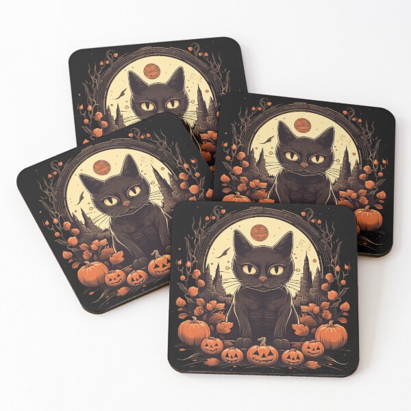 Item preview, Black Witch's Cat designed and sold by Digitalio.