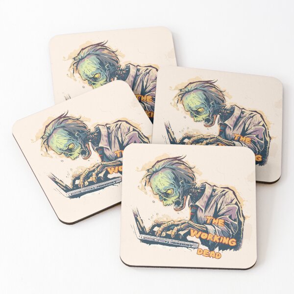 Item preview, The Working Dead - Funny zombie worker designed and sold by TomFrontierArt.