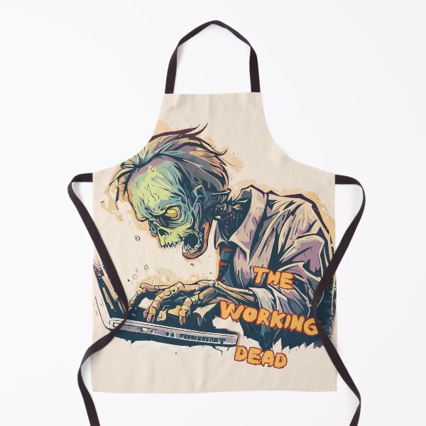 Item preview, The Working Dead - Funny zombie worker designed and sold by TomFrontierArt.