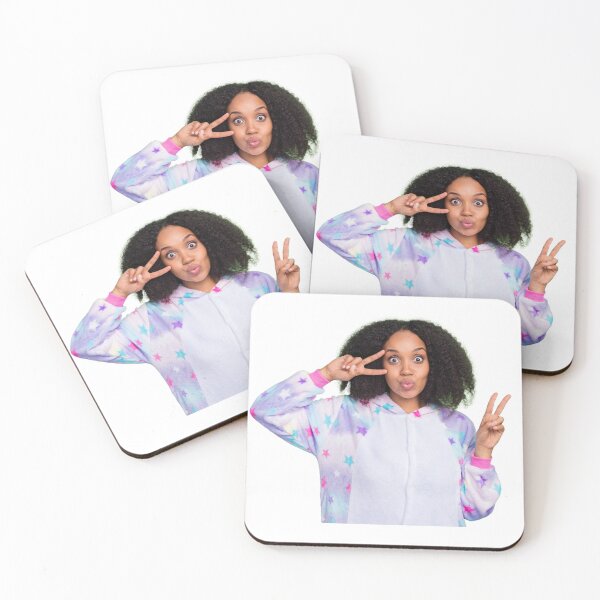 Item preview, African Anime Affectionate Lady With V Sign Peace Sign Blowing Air Kisses designed and sold by NadeenInspires.