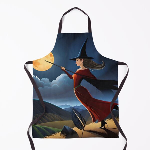 Item preview, Witch in Nighttime Flight designed and sold by yourfavdraw.