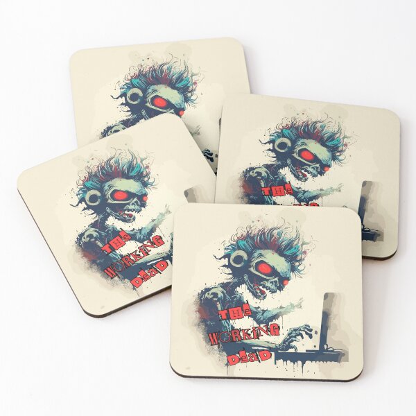 Item preview, The Working Dead - Funny zombie worker designed and sold by TomFrontierArt.