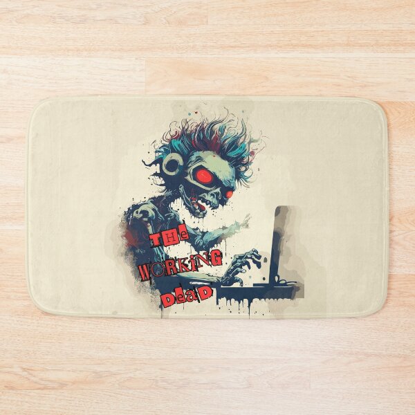 Item preview, The Working Dead - Funny zombie worker designed and sold by TomFrontierArt.