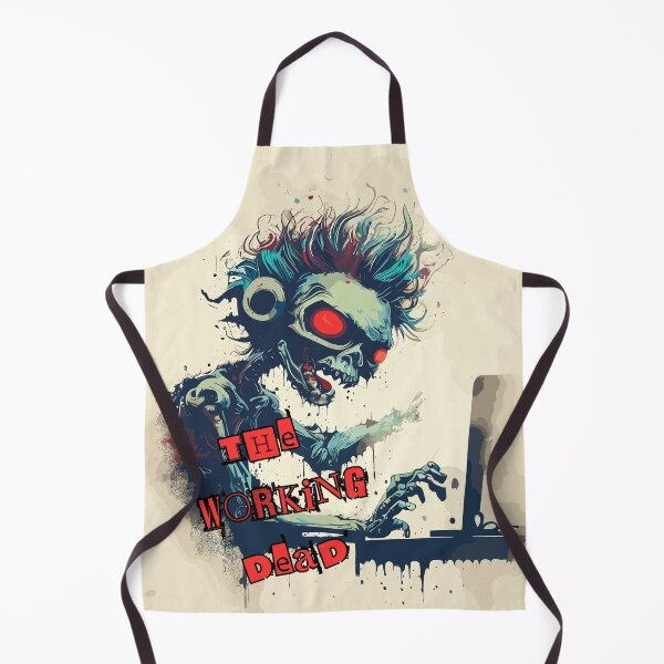 Item preview, The Working Dead - Funny zombie worker designed and sold by TomFrontierArt.