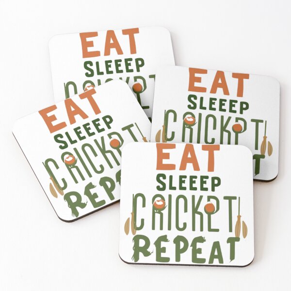 Item preview, Eat Sleep Cricket Repeat | Cricket Lover's T-Shirt designed and sold by ArtsyElegance4U ⭐⭐⭐⭐⭐.