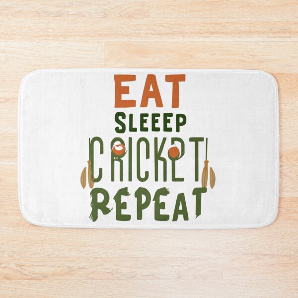 Item preview, Eat Sleep Cricket Repeat | Cricket Lover's T-Shirt designed and sold by ArtsyElegance4U ⭐⭐⭐⭐⭐.