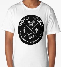 Moto Guzzi Bespoke Motorcycles Since 1921 HIPSTER Long T-Shirt