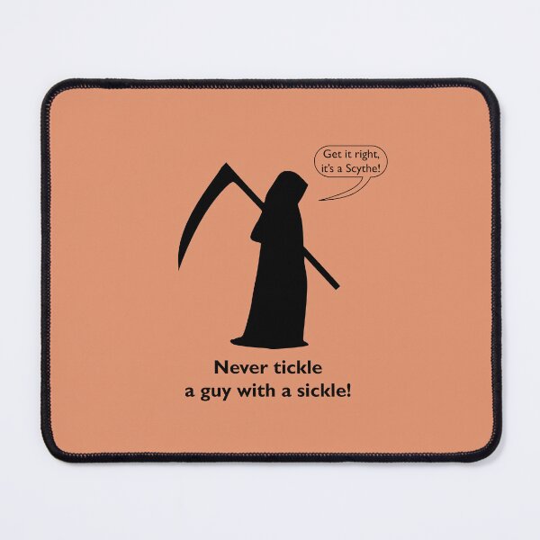 Item preview, Halloween Grim Reaper: Never tickle a guy with a sickle! designed and sold by SomeGuyLou.
