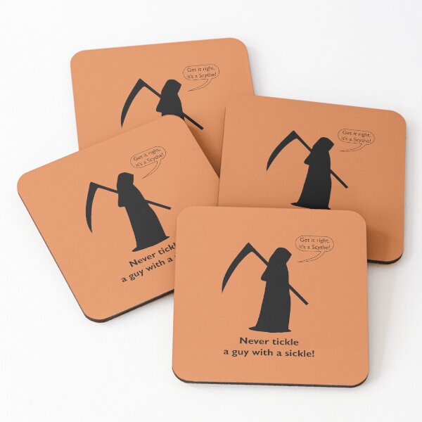 Item preview, Halloween Grim Reaper: Never tickle a guy with a sickle! designed and sold by SomeGuyLou.