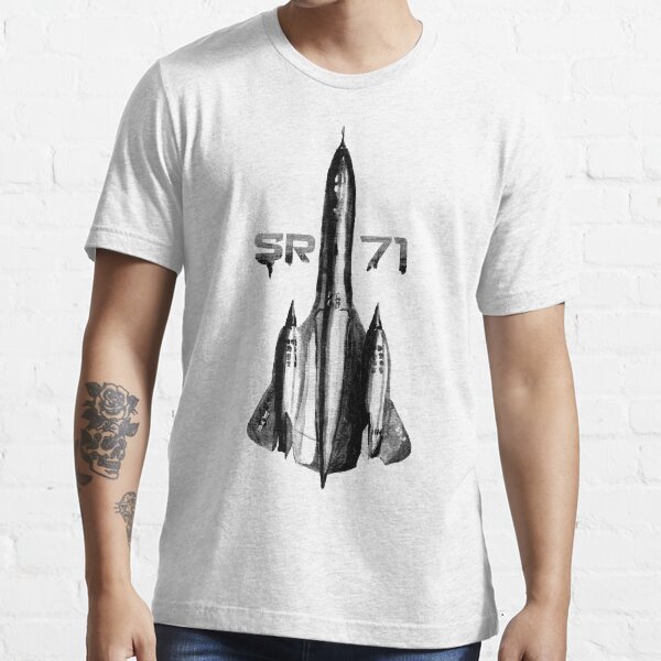 SR-71 Lockheed Blackbird - Watercolor Essential T-Shirt
