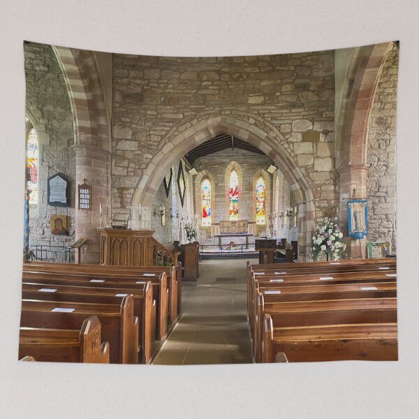 Item preview, The Holy Island of Lindisfarne church interior designed and sold by Violaman.