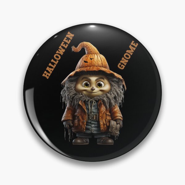 Item preview, Halloween orange gnome designed and sold by HarriPaloma.